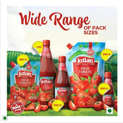 Kissan Fresh Tomato Ketchup, 200 g