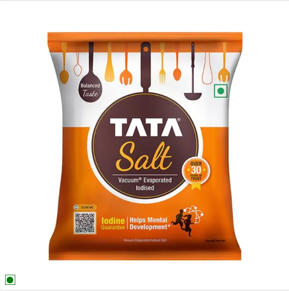 Tata Salt Salt/Meeth - Iodized, 2 kg