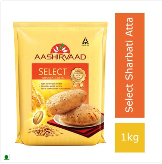 Aashirvaad Select Atta/Gavhache Peeth, 5 kg Pouch