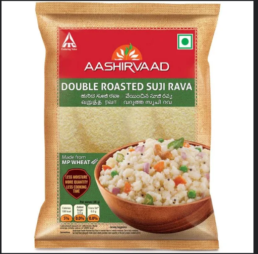 AASHIRVAAD - DOUBLE ROASTED SUJI RAVA