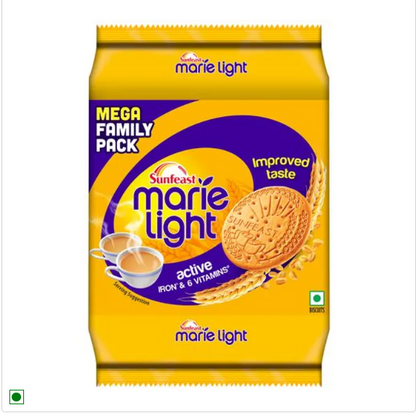 Sunfeast Marie Light Active Biscuits - With Iron & 6 Vitamins, Tea Time Partner, 1 kg Pouch