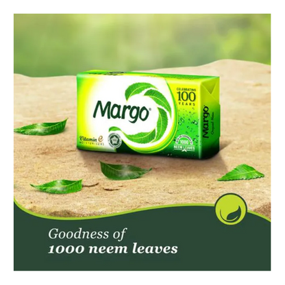 Margo Original Neem Soap, With Goodness of 1000 Neem Leaves, 125 g (Pack of 8)