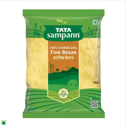 Tata Sampann Fine Besan/Besan Peeth - 100% Chana Dal, 500 g