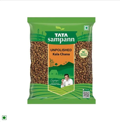 Tata Sampann Unpolished Kala Chana, 1 kg Pouch