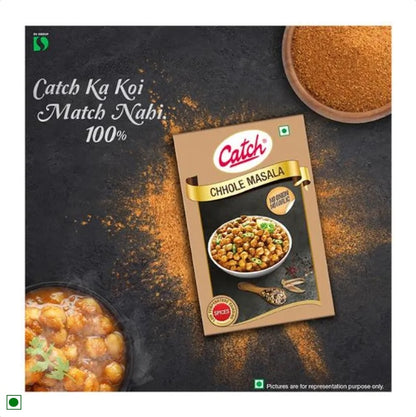 Catch Chhole Masala With No Garlic & Onion - Adds Flavour & Aroma, 100 g Carton