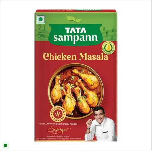 Tata Sampann Chicken Masala - With Natural Oils, Crafted By Chef Sanjeev Kapoor, 100 g