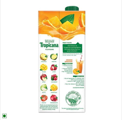 Tropicana Fruit Juice - Delight, Orange, 1 L