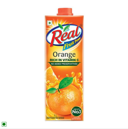 Real Juice - Fruit Power, Orange/Santra, 1 L