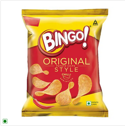 Bingo Potato Chips - Original Style, Chilli, 21 g