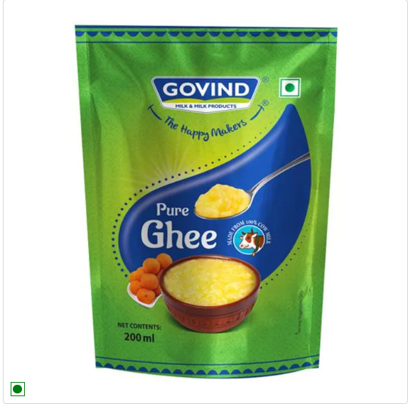 Govind Cow Ghee/Tup, 1 L Jar