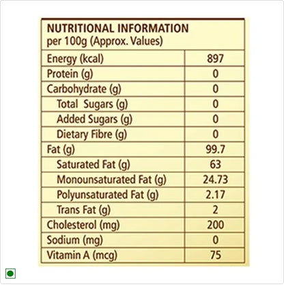 Dabur 100% Pure Cow Ghee, 1 L Box