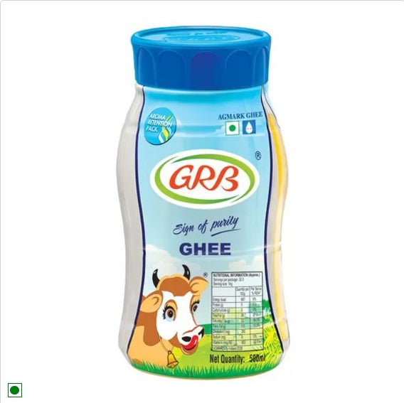 GRB Ghee/Tuppa, 500 ml Bottle