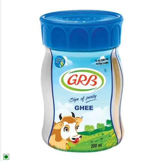 GRB Ghee/Tuppa, 500 ml Bottle