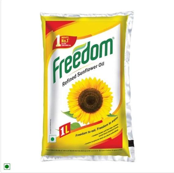 Freedom Refined Oil - Sunflower, 1 L Pouch