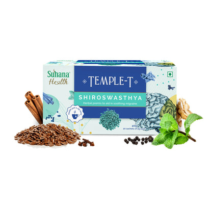 Suhana Health Shiroswasthya Herbal Premix Temple T 40g Pack