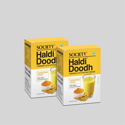 SOCIETY HALDI DOODH  75 G - PACK OF 2