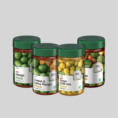 SPICE SECRETS PICKLES  COMBO PACK 200 G EACH ( PACK OF 4 )