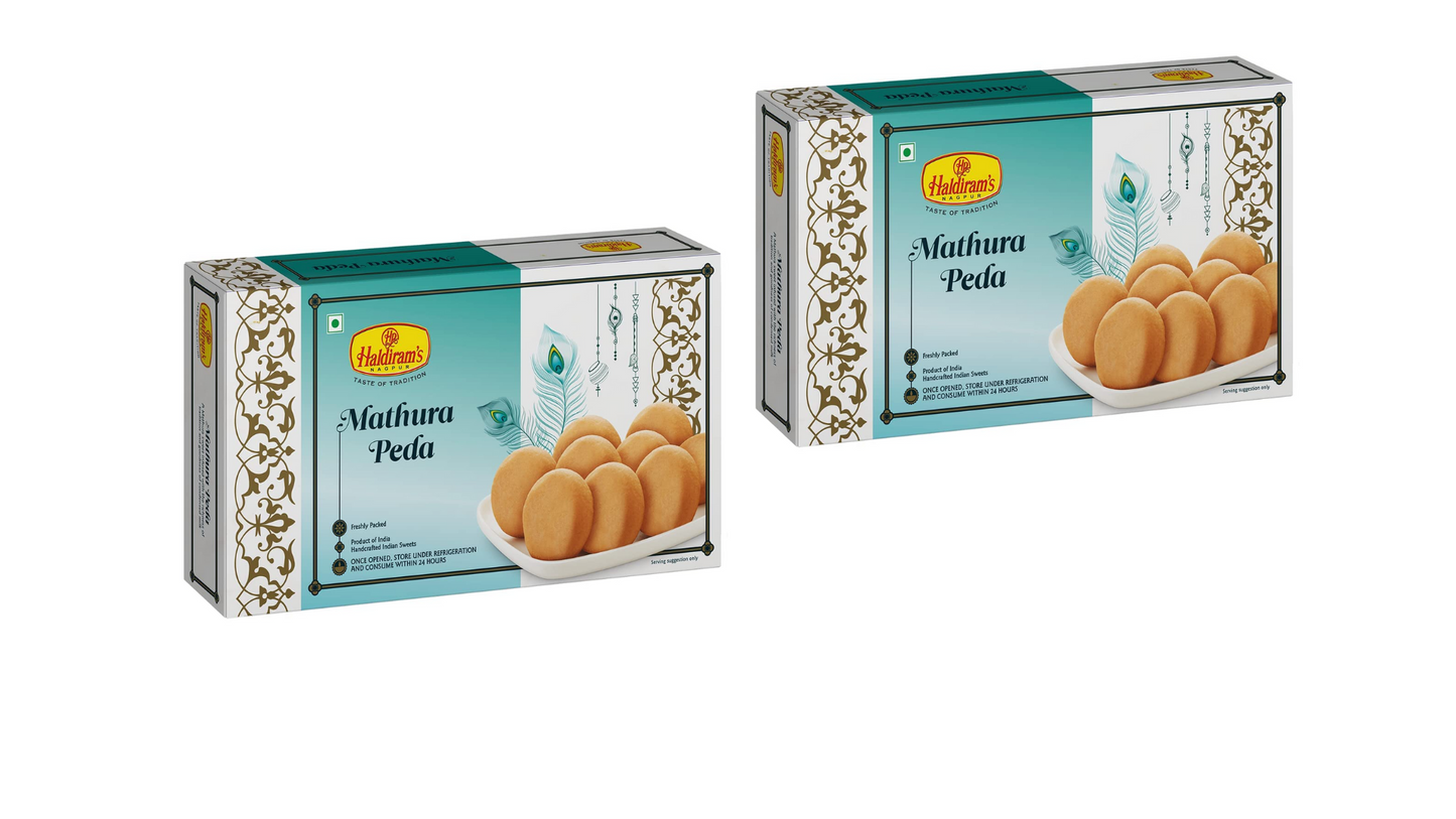 Haldiram's Nagpur Mathura peda (Pack of 2-250 gm Each)