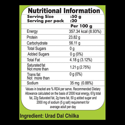 Patanjali Unpolished Urad Chilka 1 kg