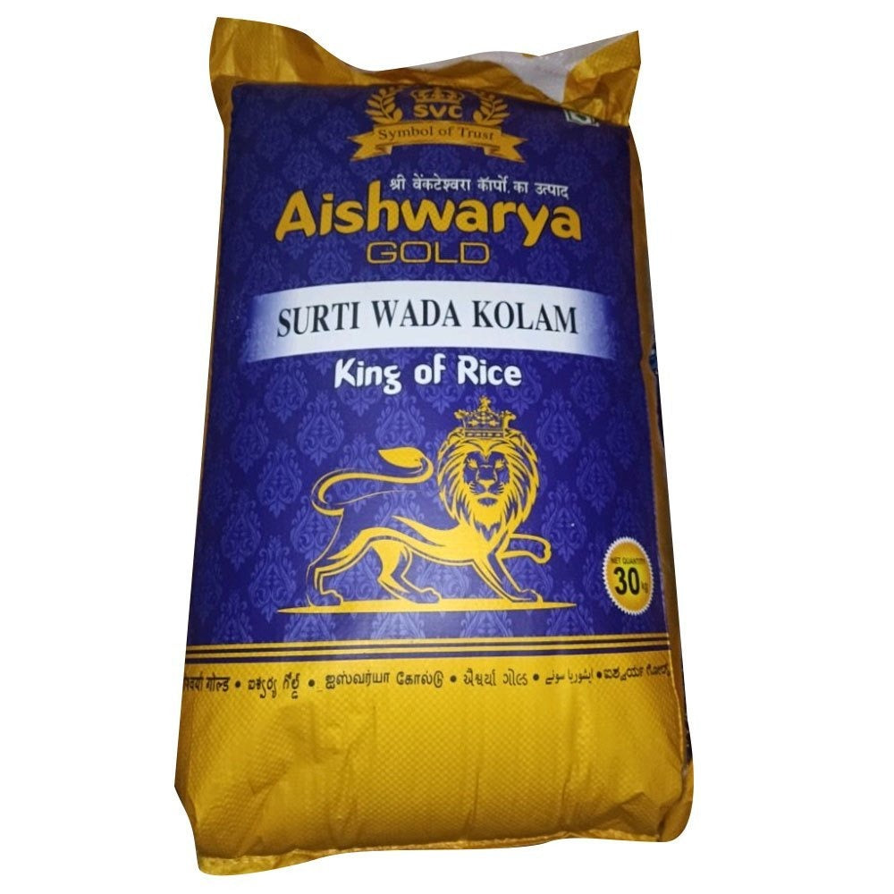 Aishwarya Gold 30kg Fully Polished Kolam Rice