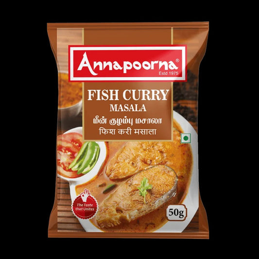 Annapurna Fish Curry Masala 50g Pouch