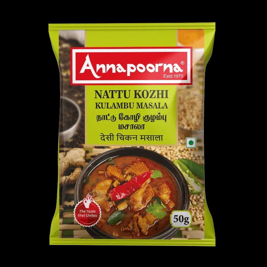 Annapoorna Nattu Kozhi Kulambu Masala 50g Pouch