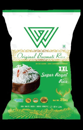 W XXXL Basmati Rice 25kg,