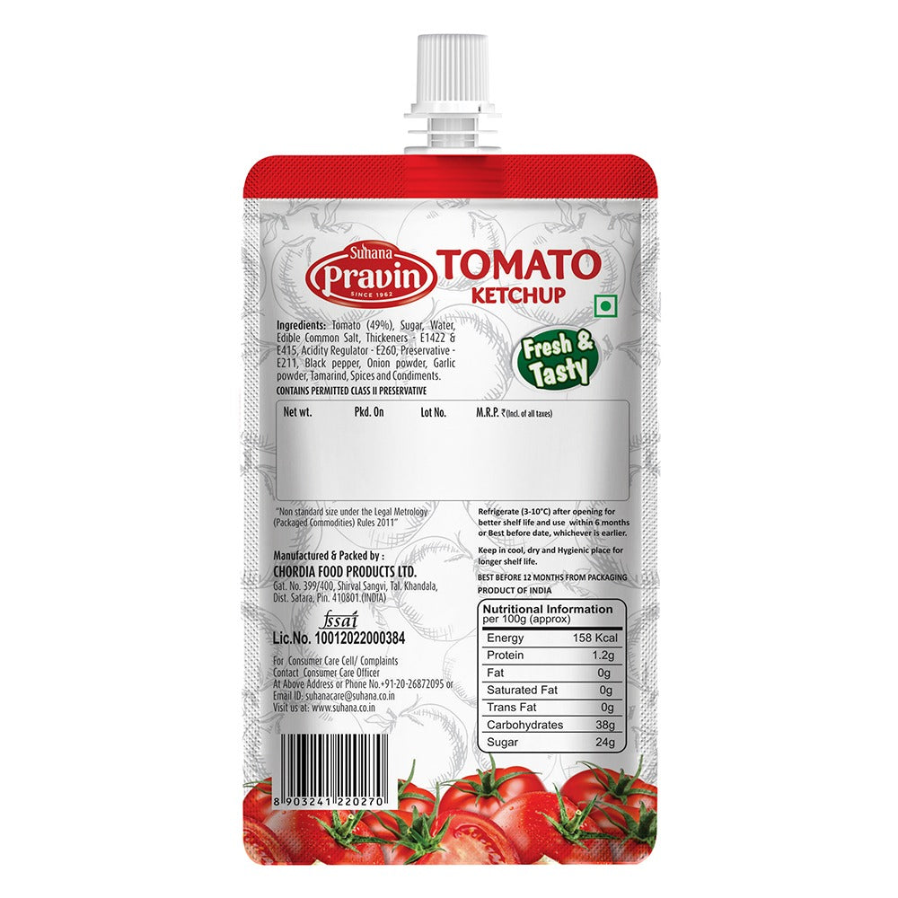 Pravin Tomato Ketchup 85g ( Pack of 12 )