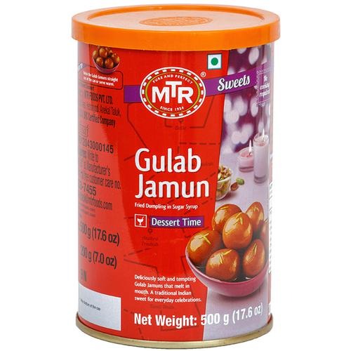 MTR GULAB JAMUN TIN 500 G