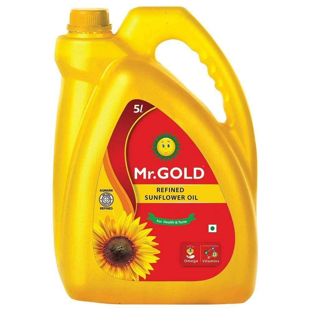 Mr.Gold Agmark Refined Sunflower Oil 5 L