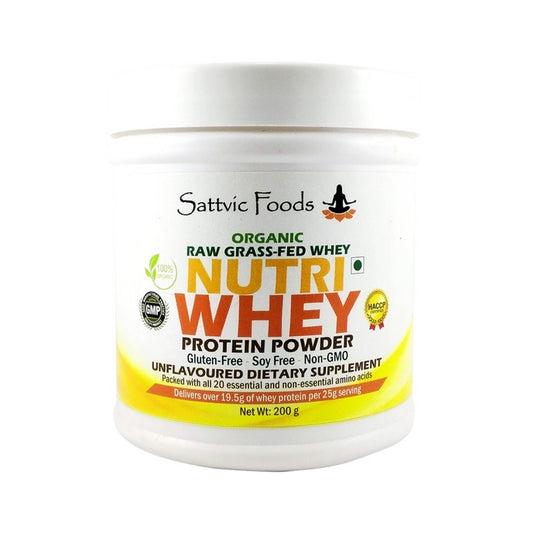 SATTVIC FOODS  Organic A2 Whey Protein Concentrate 80 %