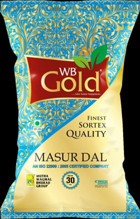 WB Gold Masur  Dal 30kg