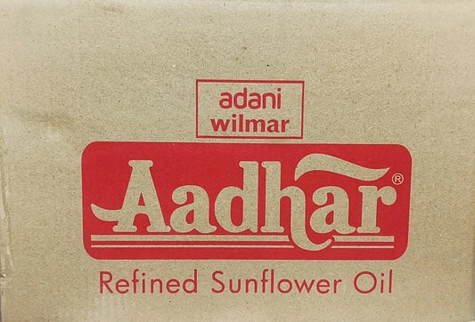 Aadhar Sunflower Oil Box, Packaging Type: Pouched, Packaging Size: 1 litre