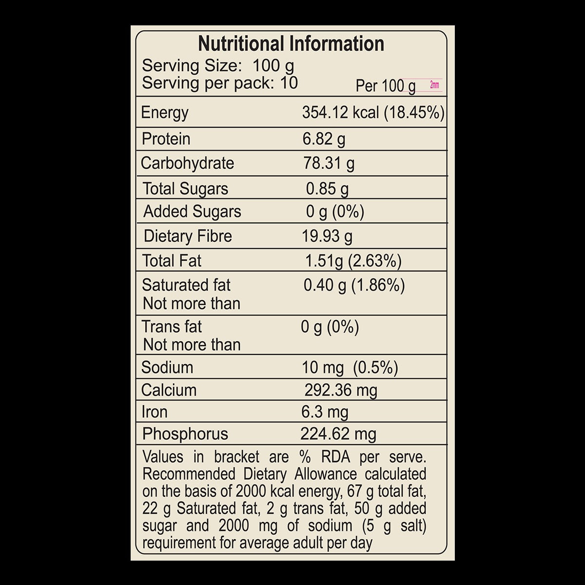 Patanjali Ragi Atta 1kg